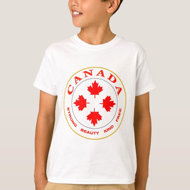 Camiseta Nosso Emblema do Canadá (Frente)
