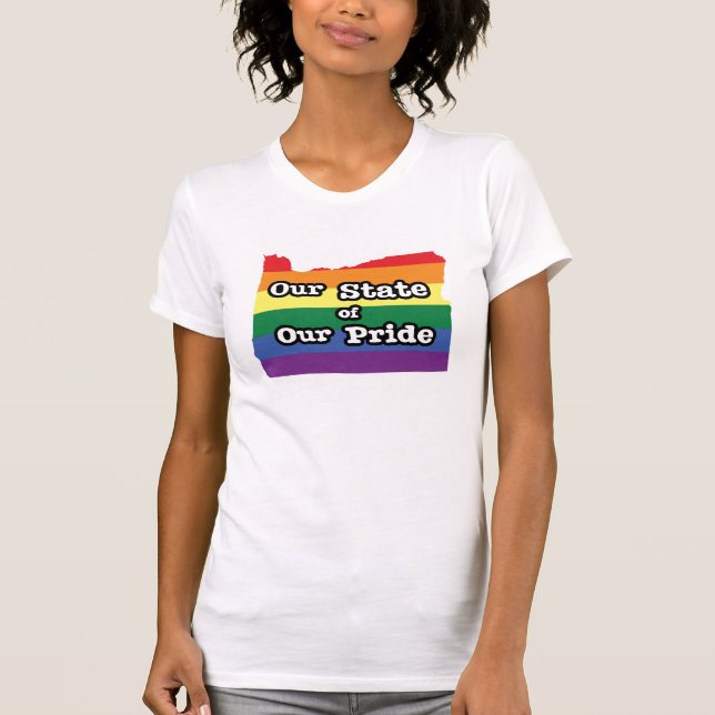 Camiseta Nosso Estado de Orgulho| Oregon (Frente)