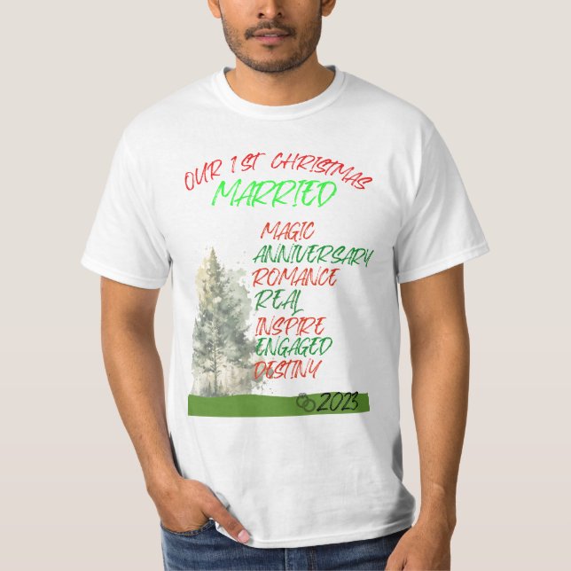 Camiseta Nosso Natal de 1rua casado em 2023 (Frente)