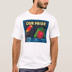 Camiseta Nosso orgulho Apple etiqueta - o estado de