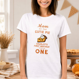 Camiseta Nosso Pequeno Doce Aniversário de 1 Ano do Dia Pi