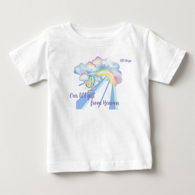 Camiseta "Nosso presentinho do Céu" Personalizável  (Frente)