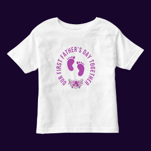 Camiseta Nosso primeiro Dia de os pais juntos