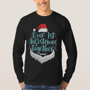 Camiseta Nosso Primeiro Natal Junto Com O Presente De Combi