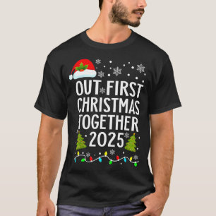 Camiseta Nosso Primeiro Natal Juntos 2025 Correspondência N