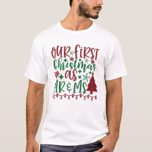 Camiseta Nosso Primeiro Natal, Sr. e Sra. Cote