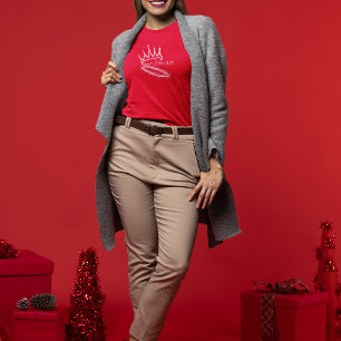 Camiseta NOSSO SAVIOR REI Cristã Natal das Mulheres