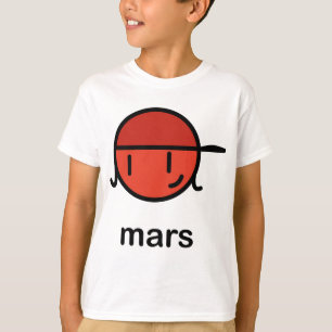 Camiseta Nosso sistema solar gordo grande - Marte