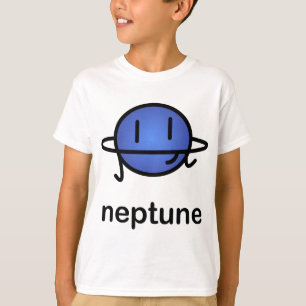 Camiseta Nosso sistema solar gordo grande - Netuno