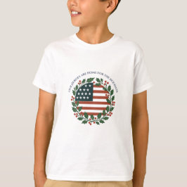 Camiseta Nossos Heróis Estão em Casa para as Festa