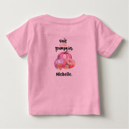 Camiseta Nossos pequenos Pumpkin personalizaram as Crianças
