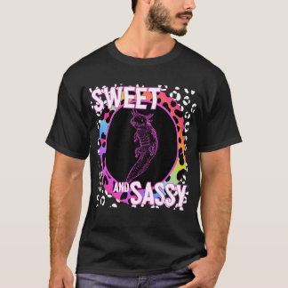 Camiseta Nostalgia Rainbow Leopard Print T