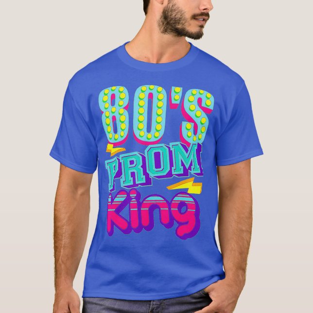 Camiseta Nostálgico de Throwback do Disco Engraçado do Rei  (Frente)
