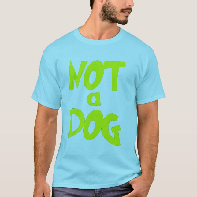 Camiseta Not a Dog from Johnny Test - dookie (Frente)