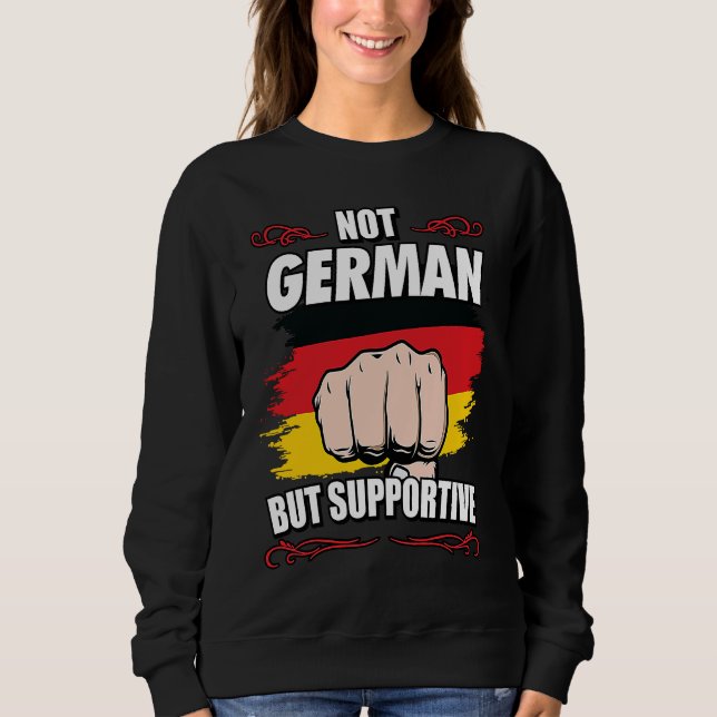 Camiseta Not German But Supportive Travel Tourist German Ge (Frente)