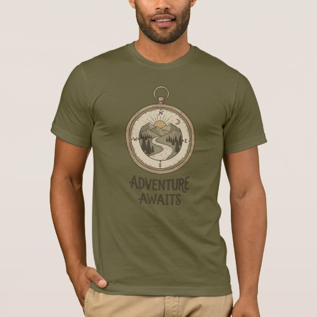 Camiseta Not Lost Exploring Alternate Routes Adventure (Frente)