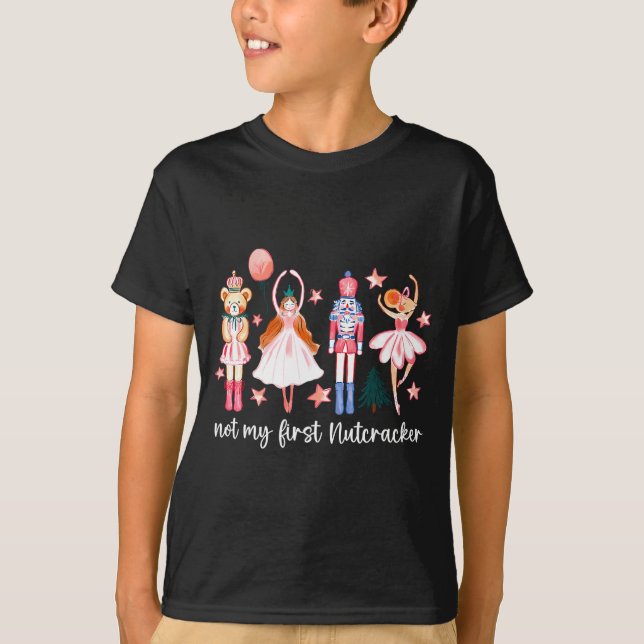 Camiseta Not My First Nutcracker Ballet Sugar Fairy Plum Fu (Frente)