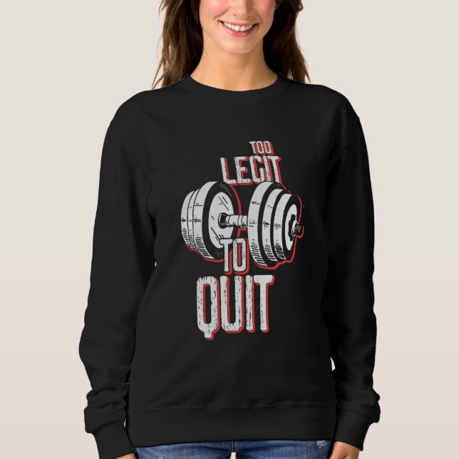 Camiseta Not Quit Barbell Bodybuilding Workout Gym Weightli (Frente)