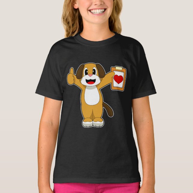 Camiseta Nota ao médico do cão (Frente)