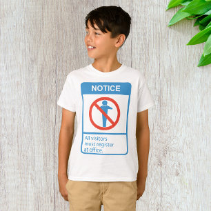 Camiseta Notar Todos os Visitantes
