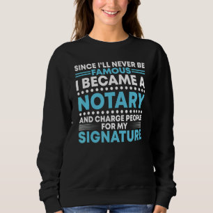 Camiseta Notária Assinatura Notária do Telefone Celular Púb