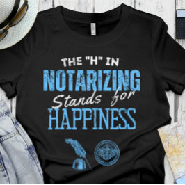 Camiseta Notário Engraçado | Escritório - H em Notarização