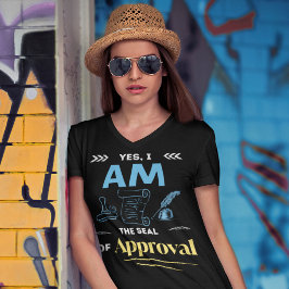 Camiseta Notário Engraçado | Gabinete - Sou o Selo de Aprov