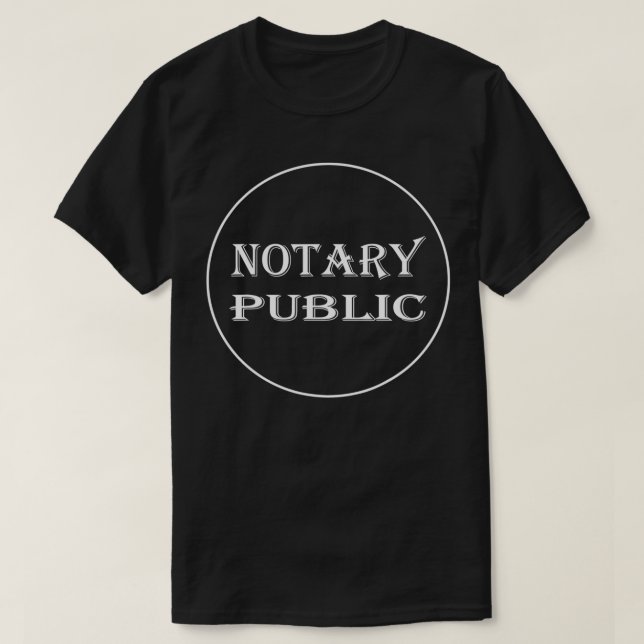Camiseta Notário público  (Frente do Design)