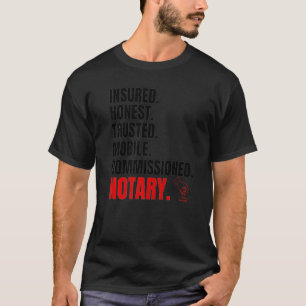 Camiseta Notary Signal Agent Notary Public Notarize Notari