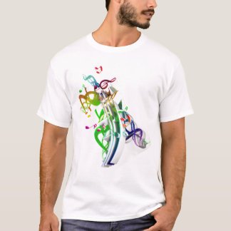 Camiseta Notas da música