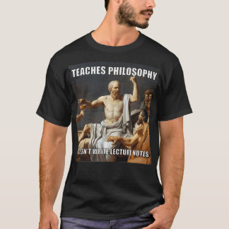 Camiseta Notas de Filosofia Sócrates