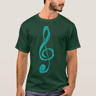 Camiseta notas musicais