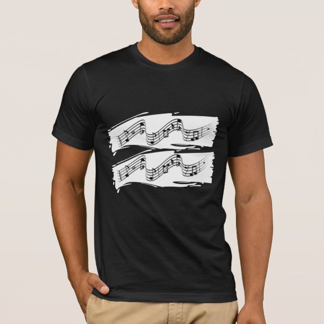 Camiseta Notas musicais (Frente)