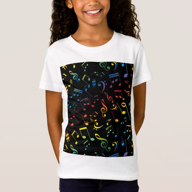 Camiseta Notas Musicais 5 (Frente)