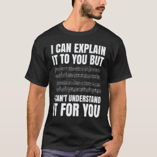 Camiseta Notas Musicais Posso Explicar a Você Música Ensin