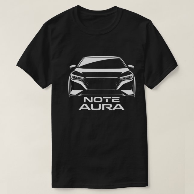 CAMISETA NOTE AURA (Frente do Design)