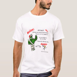 Camiseta Notem todos os Cactos - Os humanos são perigosos!