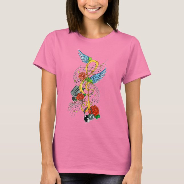 Camiseta notenschlüssel mireille (Frente)