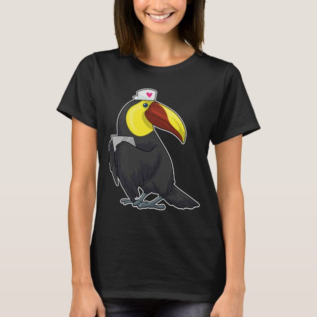 Camiseta Notepad de Enfermeiro Toucan (Frente)