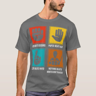 Camiseta Nothing Beats Montessori Teachers  Montessori Educ