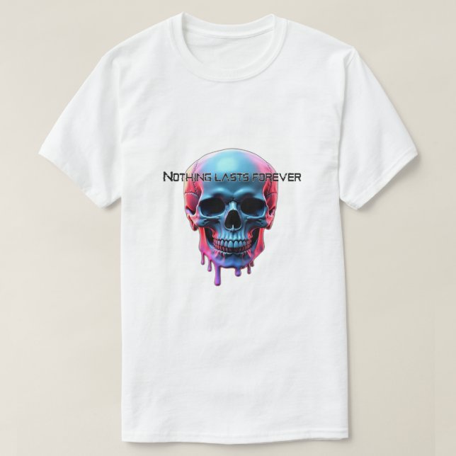 Camiseta Nothing lasts forever  (Frente do Design)