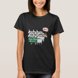 Camiseta Notícias anti-falsificações