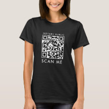 Notícias de código QR branco e preto 'Scan Me'