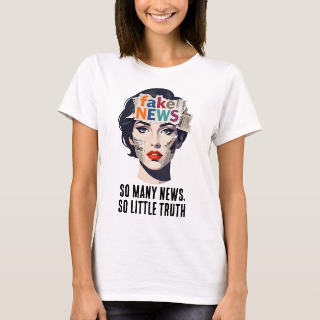 Camiseta Notícias Falsas (Frente)