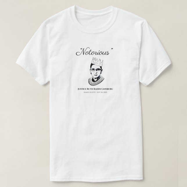 Camiseta Notorioso, branco (Frente do Design)