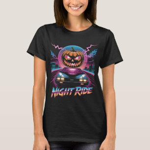 Camiseta Noturna de Bombeiros de Halloween Retrowa