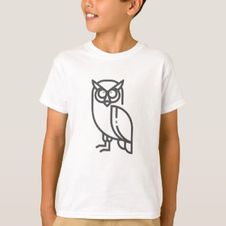 Camiseta Noturna de Coruja de Pássaro