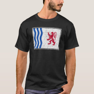 CAMISETA NOUVELLE-AQUITAINE FLAG SUDESTE FRANÇA