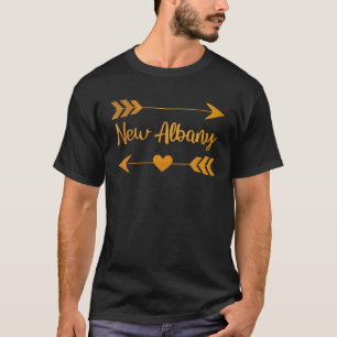 Camiseta NOVA ALBANY OH OHIO Funny City Home Raízes EUA Mul