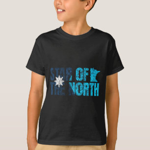 Camiseta Nova Bandeira do Estado de Minnesota Mn Estrela do